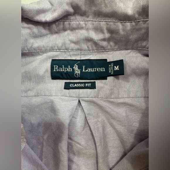 Ralph Lauren Classic Fit Lavender Shirt - Picture 3 of 8